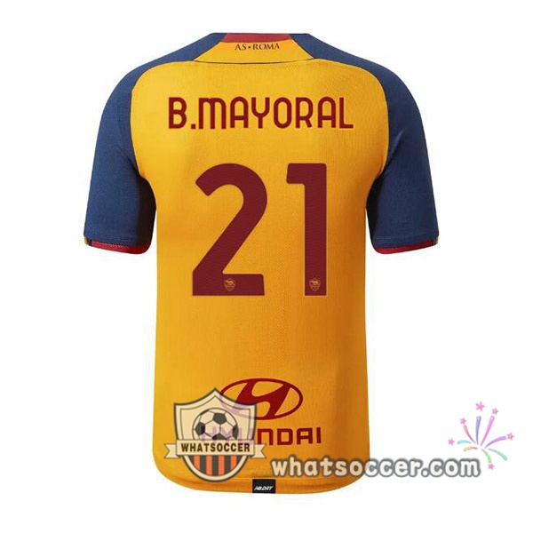 AS Roma (B.MAYORAL 21) Third Soccer Jerseys 2021-2022