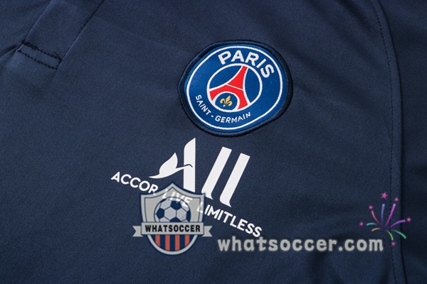 Training Polo Paris PSG + Pants Blue Royal 2021-2022
