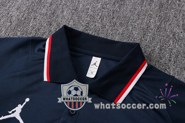 Training Polo Paris PSG + Pants Blue Royal 2021-2022