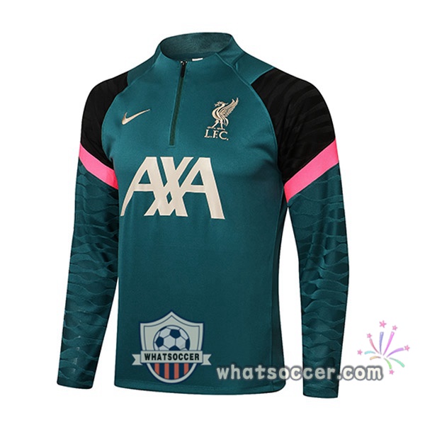FC Liverpool Green Soccer Sweater 2021-2022
