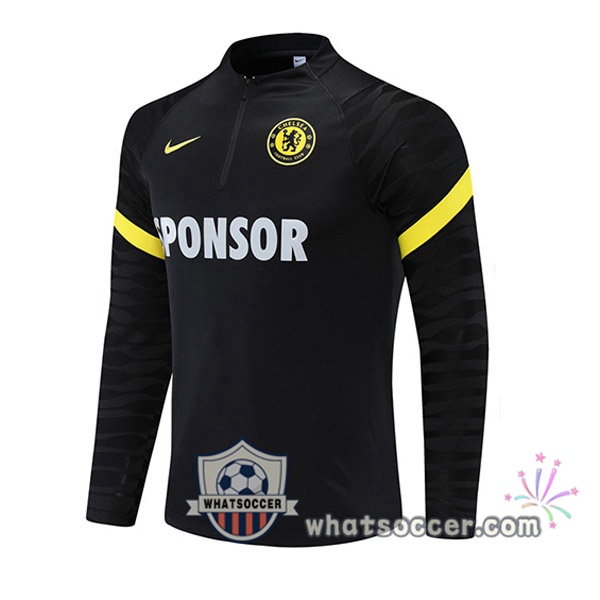FC Chelsea Black Soccer Sweater 2021-2022