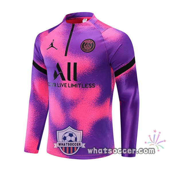 JORDAN Paris PSG Purple Soccer Sweater 2021-2022
