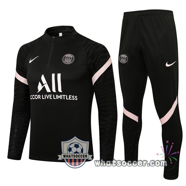 Paris PSG Black Tracksuit 2021-2022