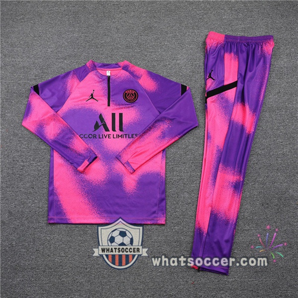 JORDAN Paris PSG Purple Tracksuit 2021-2022