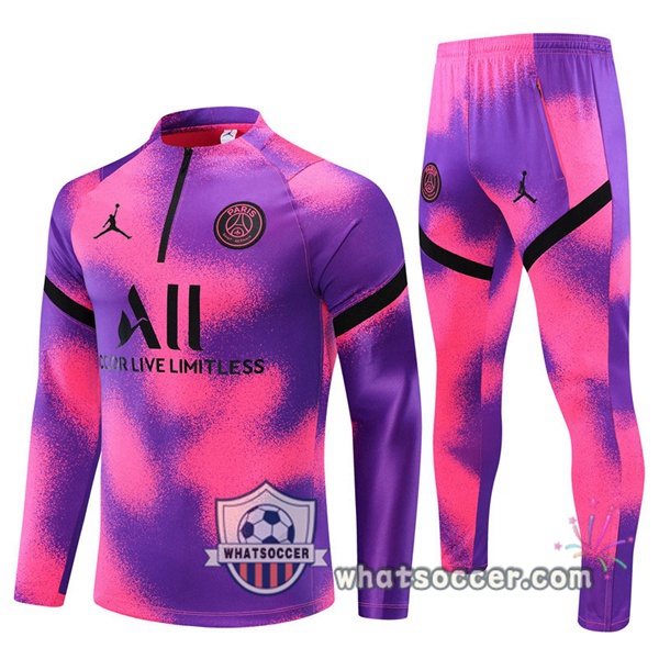 JORDAN Paris PSG Purple Tracksuit 2021-2022