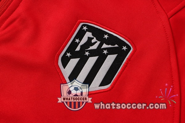 Atletico Madrid Red Hooded Jacket 2021-2022