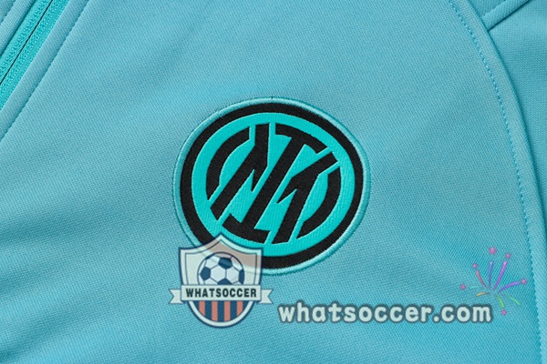 Inter Milan Blue Hooded Jacket 2021-2022