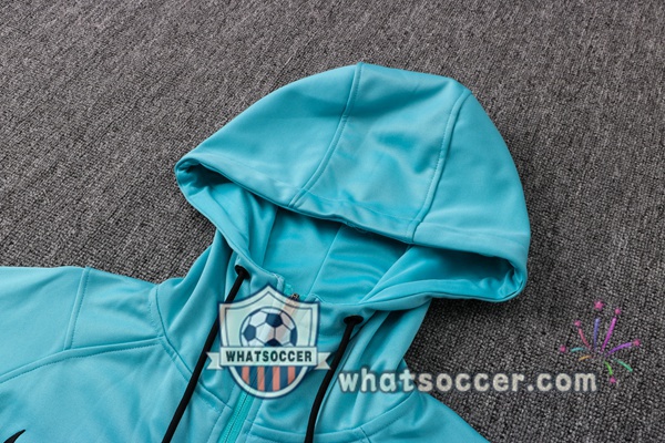 Inter Milan Blue Hooded Jacket 2021-2022