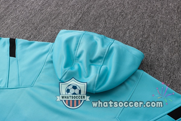 Inter Milan Blue Hooded Jacket 2021-2022