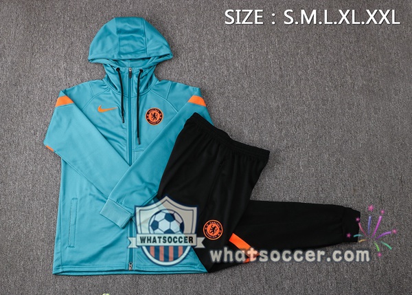FC Chelsea Blue Hooded Jacket 2021-2022