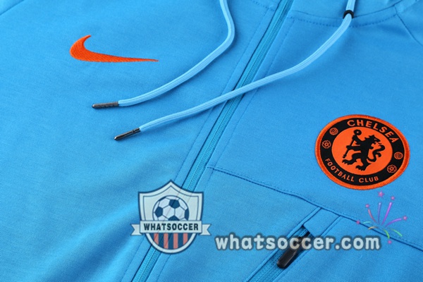 FC Chelsea Blue Hooded Jacket 2021-2022