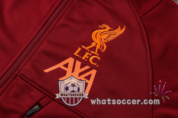 FC Liverpool Red Hooded Jacket 2021-2022