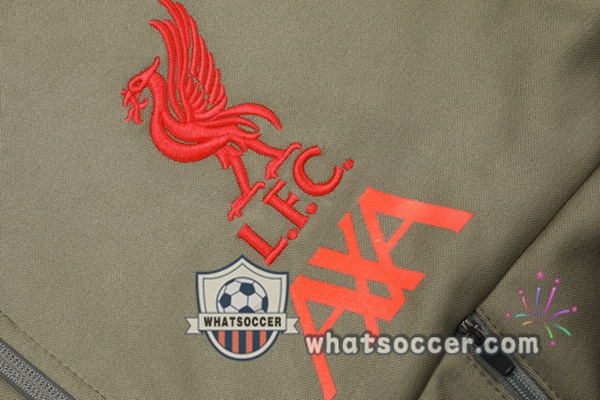 FC Liverpool Yellow Hooded Jacket 2021-2022