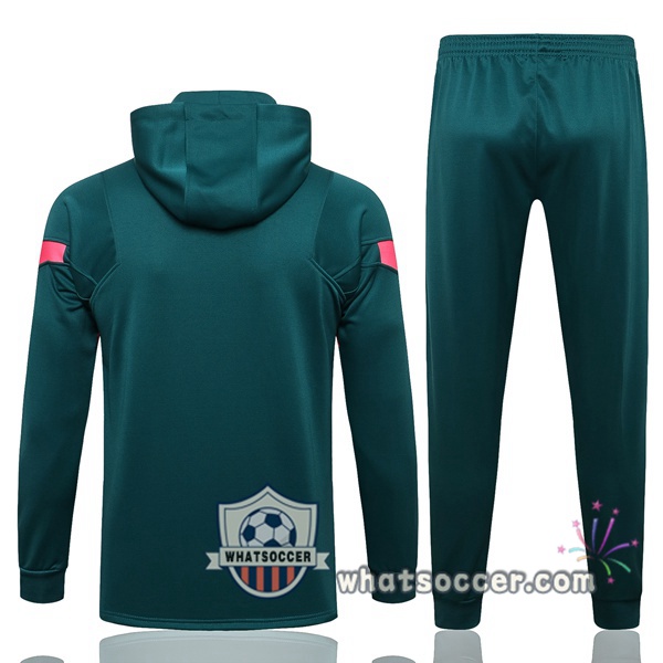 FC Liverpool Green Hooded Jacket 2021-2022