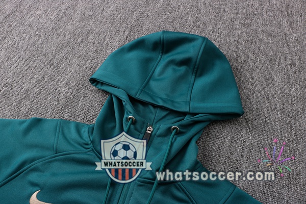 FC Liverpool Green Hooded Jacket 2021-2022
