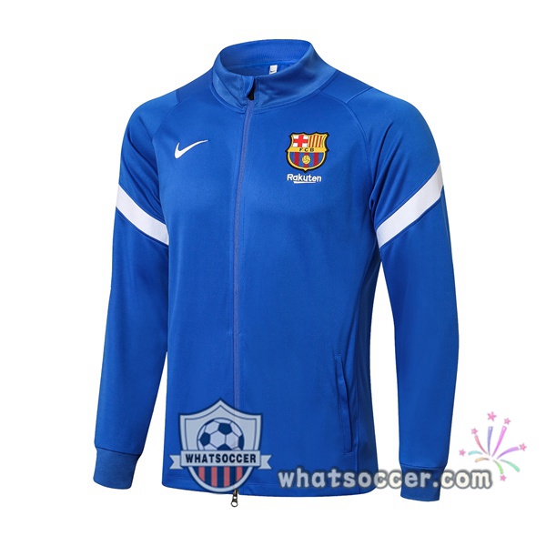 FC Barcelona Blue Soccer Jacket 2021-2022