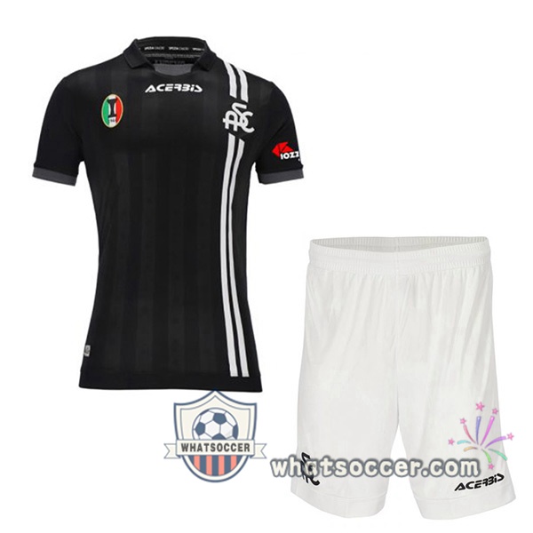 Spezia Calcio Kids Away Soccer Jerseys Black 2021-2022