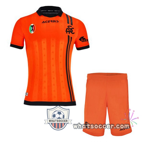 Spezia Calcio Kids Third Soccer Jerseys Orange 2021-2022