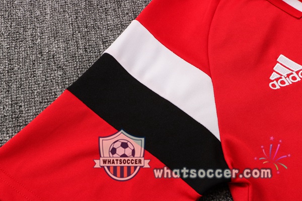 Training Polo Manchester United + Pants Red 2021-2022