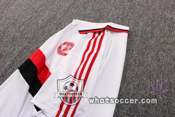 Training Polo Manchester United + Pants White 2021-2022