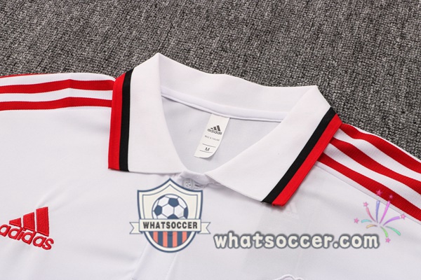Training Polo Manchester United + Pants White 2021-2022