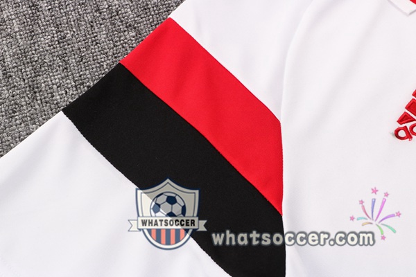 Training Polo Manchester United + Pants White 2021-2022