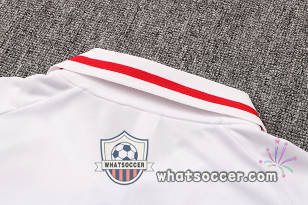 Training Polo Manchester United + Pants White 2021-2022