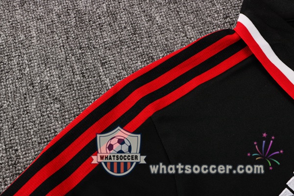 Training Polo Manchester United + Pants Black 2021-2022