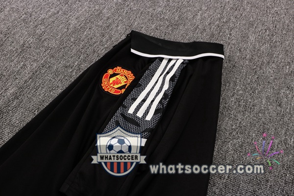Training Polo Manchester United + Pants Black 2021-2022