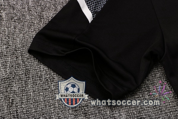 Training Polo Manchester United + Pants Black 2021-2022