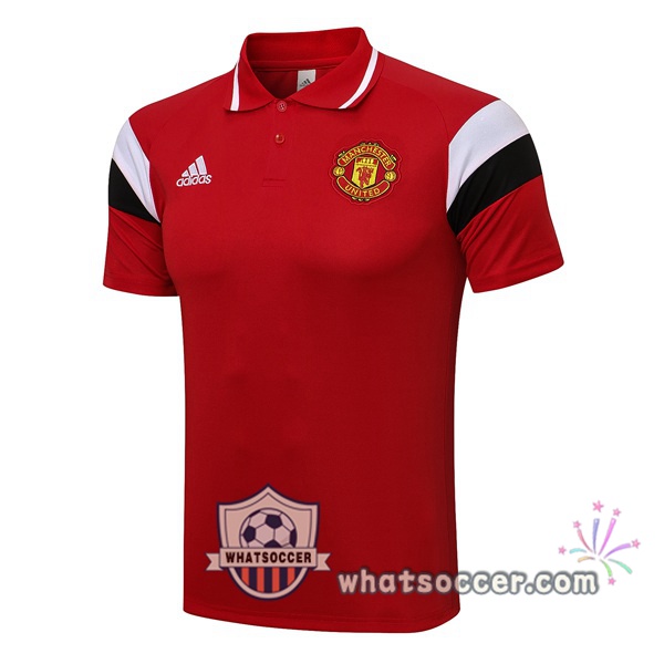 Training Polo Manchester United Red 2021-2022