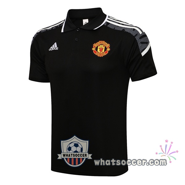 Training Polo Manchester United Black 2021-2022