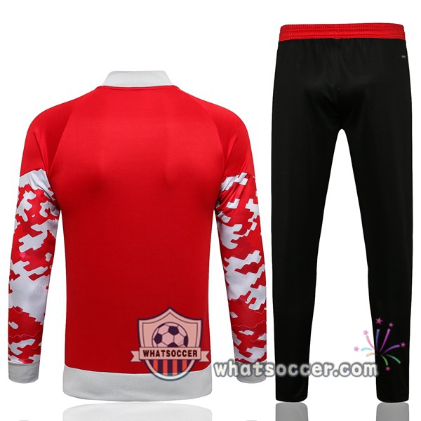 Manchester United Red White Training Jacket 2021-2022