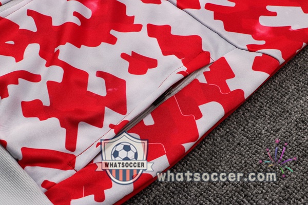 Manchester United Red White Training Jacket 2021-2022
