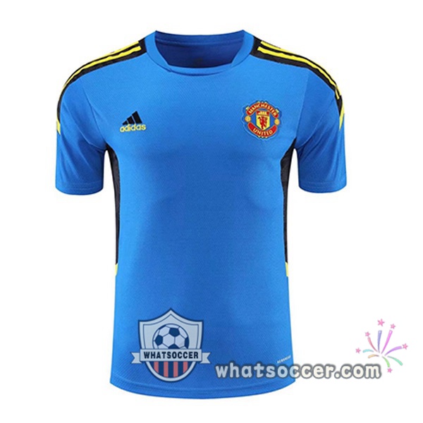 Manchester United Blue Training T-Shirts 2021-2022