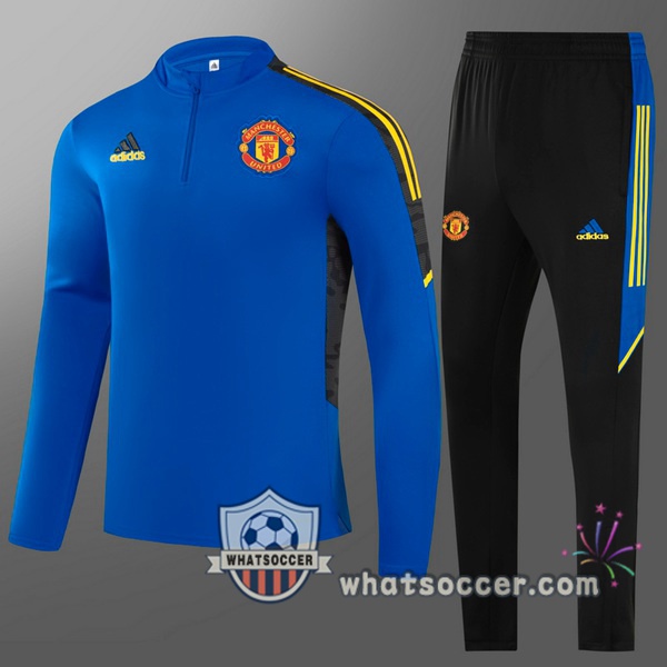 Manchester United Kids Blue Tracksuit 2021-2022
