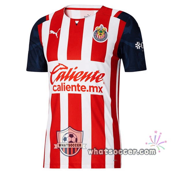 CD Guadalajara Home Soccer Jerseys Red White 2021-2022