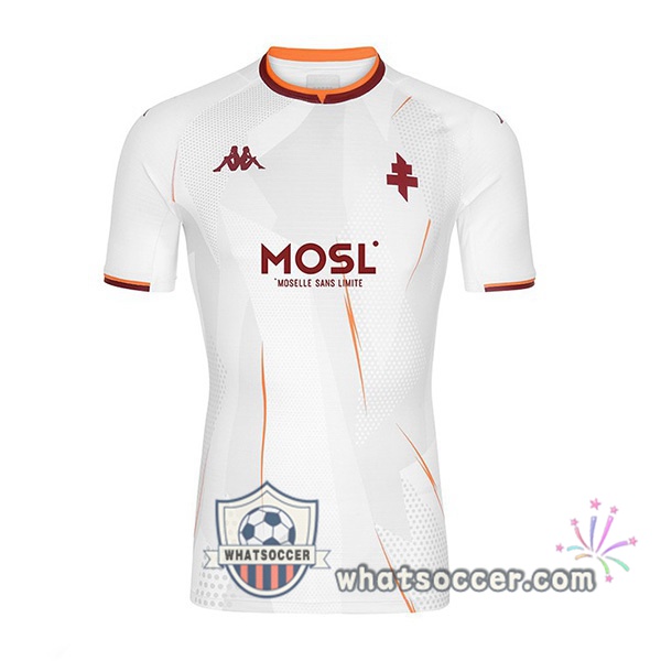 FC Metz Away Soccer Jerseys White 2021-2022