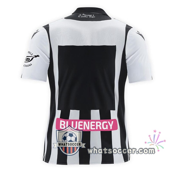 Udinese Calcio Home Soccer Jerseys Black White 2021-2022