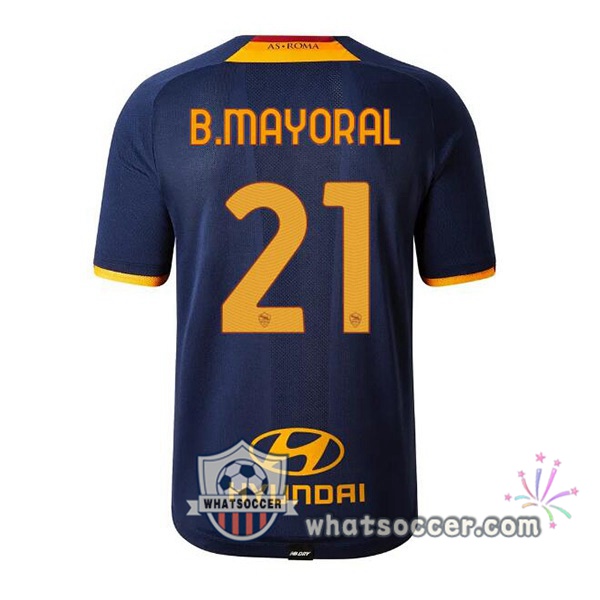 AS Roma (B.MAYORAL 21) Fourth Soccer Jerseys 2021-2022