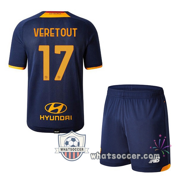 AS Roma (VERETOUT 17) Kids Fourth Soccer Jerseys 2021-2022