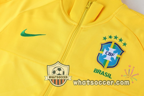Brazil Yellow Training Jacket 2021-2022