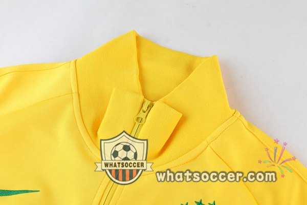 Brazil Yellow Training Jacket 2021-2022