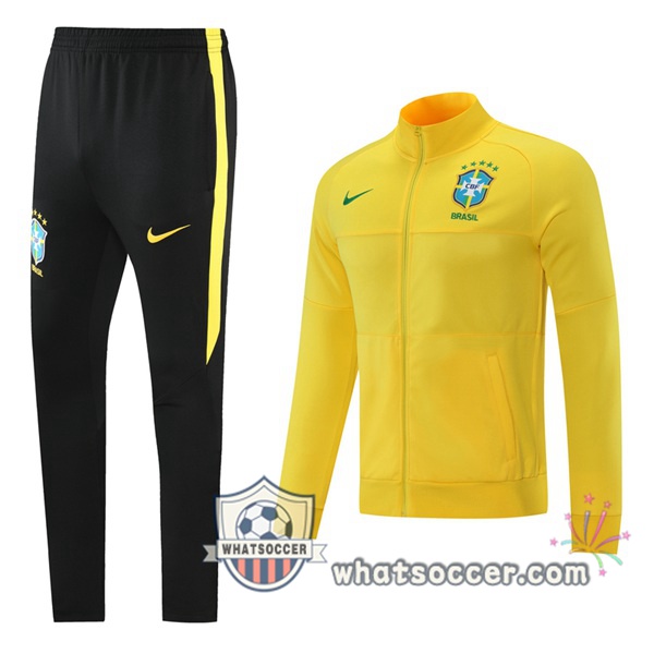 Brazil Yellow Training Jacket 2021-2022