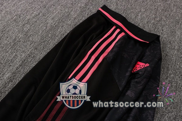 Training Polo Real Madrid + Pants Black 2021-2022