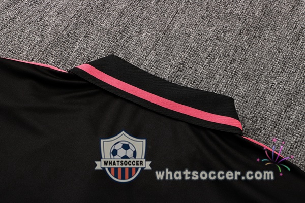 Training Polo Real Madrid + Pants Black 2021-2022