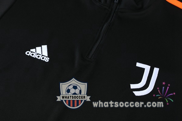 Juventus Black Orange Tracksuit 2021-2022