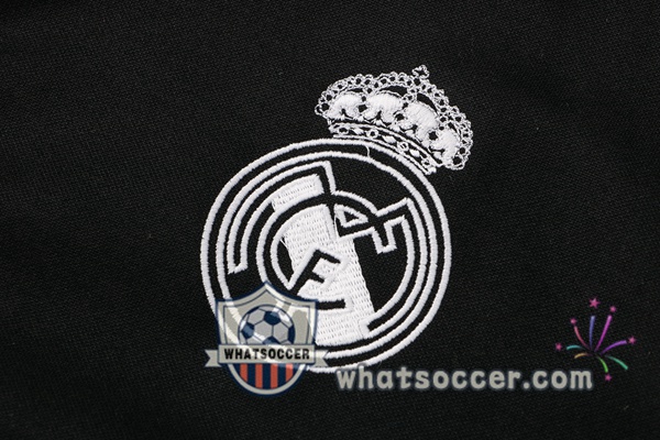 Real Madrid Black Hooded Jacket 2021-2022