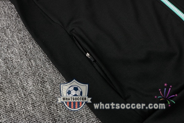 Real Madrid Black Hooded Jacket 2021-2022
