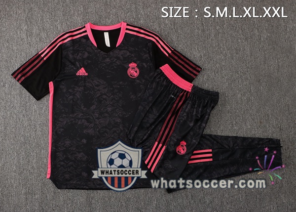 Real Madrid + Pants Black Training T-Shirts 2021-2022